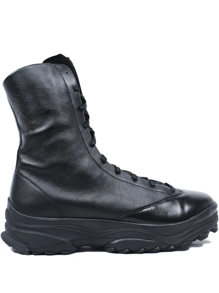 Ботинки на толстой подошве со шнуровкой Y-3 black