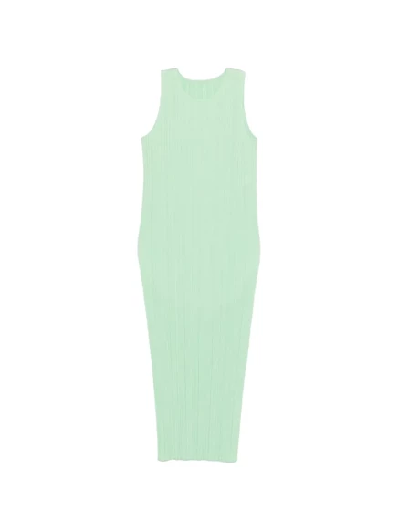 Женское платье Pleats Please Issey Miyake плиссе, зеленое
