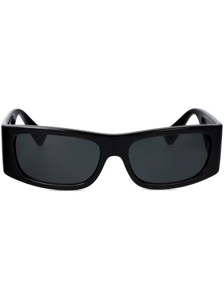 Солнцезащитные очки Versace Eyewear с логотипом, черные