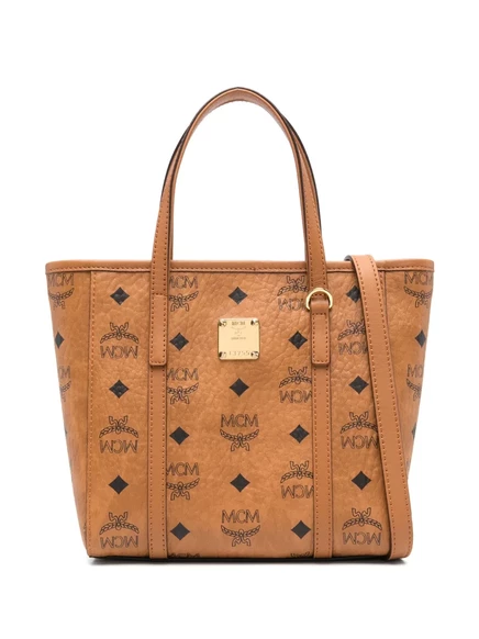 Сумка-тоут с логотипом MCM brown