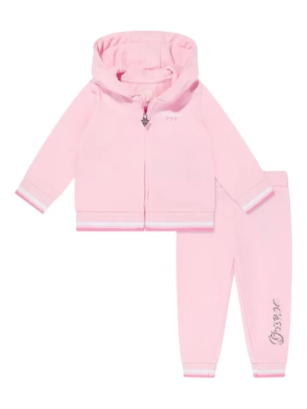 Костюм для девочки Guess Kids с пайетками, розовый
