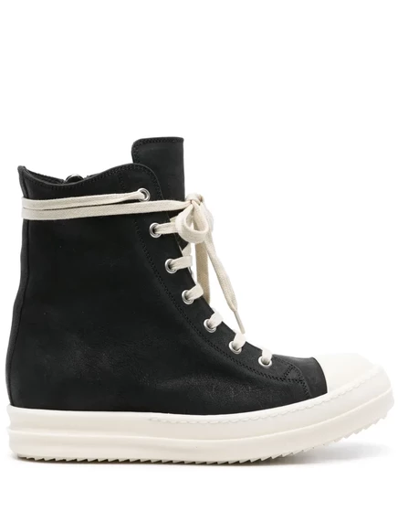 Женские высокие кроссовки Rick Owens Lido, черные