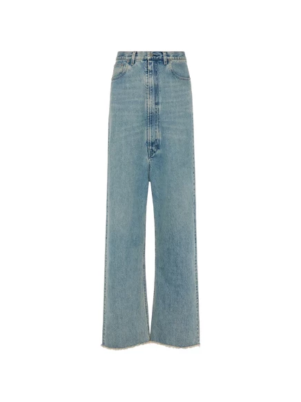 Мужские джинсы Maison Margiela с заниженной талией, синие