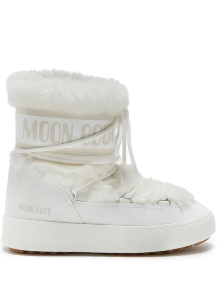 Кроссовки Moon Boot MB Track на шнуровке white