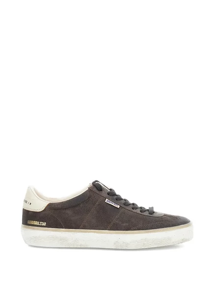 Мужские кеды Golden Goose Soul Star замшевые, коричневые