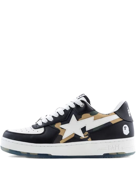 Камуфляжные кроссовки BATHING APE® BAPE STA star от BATHING APE®. black