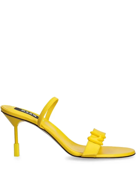 Женские босоножки MSGM 85 мм, желтые