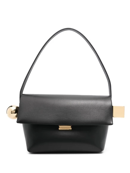 Женская сумка на плечо Jacquemus Le Rond Carre, чёрная