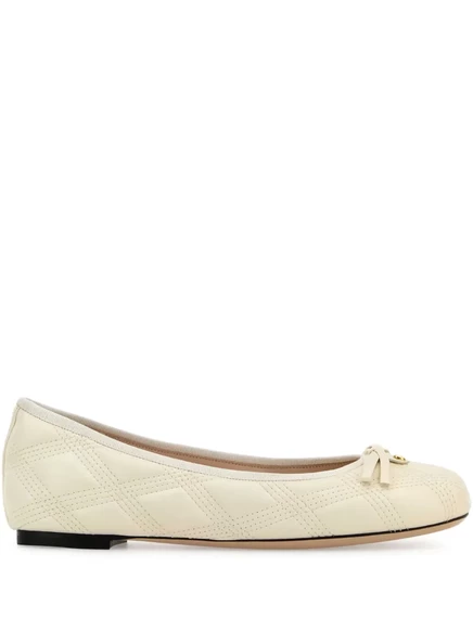Женские кожаные балетки Valentino Garavani, белые