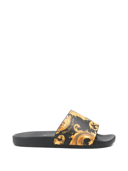 Женские шлепанцы Versace Jeans Couture, черные