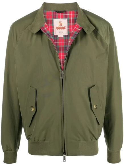 Мужская куртка Baracuta G9 Harrington хлопковая, зеленая