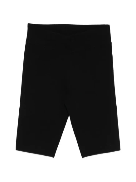 Женские вязаные шорты Toteme Capri, черные