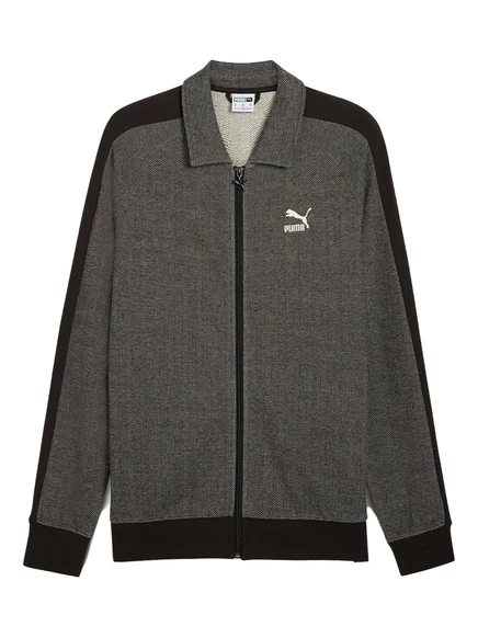 Мужская спортивная куртка Puma T7 с молнией, серая