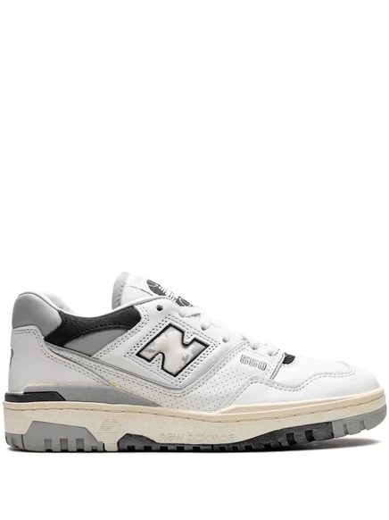 Унисекс кроссовки New Balance 550, бело-черные
