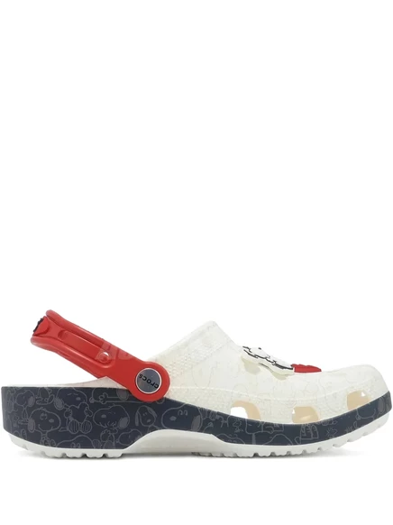 Мужские сабо Crocs x Peanuts Classic «Snoopy», белые