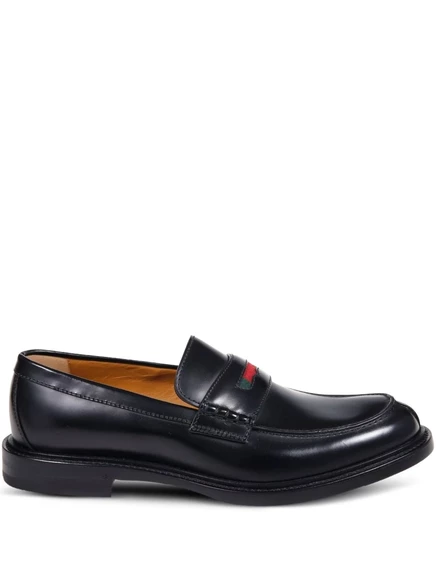 Мокасины с пенни-ремешком от Gucci black