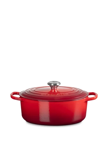 Кастрюля чугунная Le Creuset Cocotte 29 см, вишнёвая