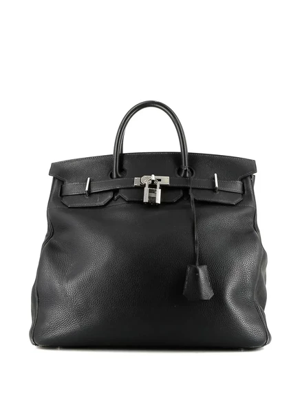 Дорожная сумка Hermès Haut À Courroies, синяя