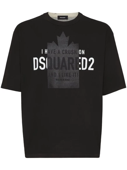 Футболка с логотипом DSQUARED2 black
