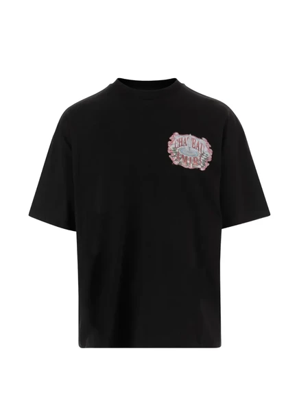 Мужская футболка Amiri с принтом, черная