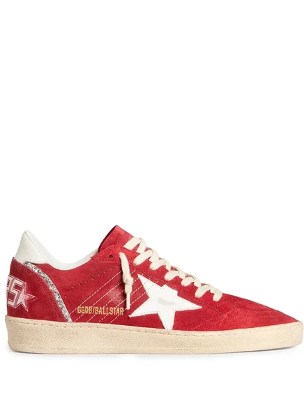 Женские кеды Golden Goose Ball Star, красные