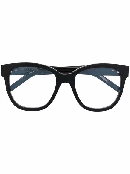 Унисекс очки Saint Laurent ацетат крупная оправа, черные