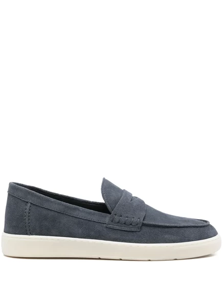 Замшевые мокасины Hogan blue