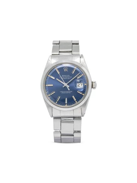 Часы rolex datejust 36 мм стальные автомат, синий