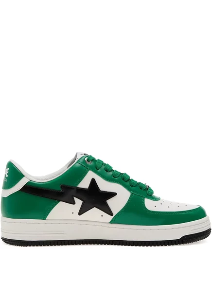 Кроссовки BATHING APE® Bapesta #3 M1 с молнией bolt green