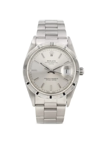 34-миллиметровые часы Rolex 2001 Oyster Perpetual