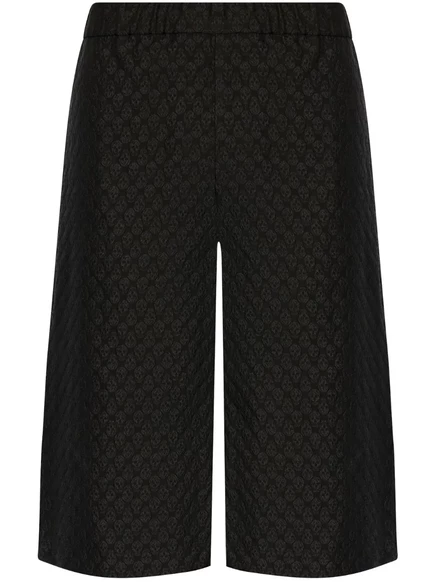 Мужские бермуды Alexander McQueen из жаккарда, черные