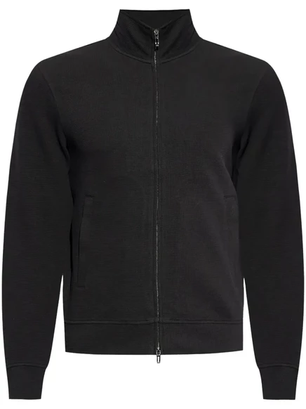 Мужская толстовка Emporio Armani на молнии, черная
