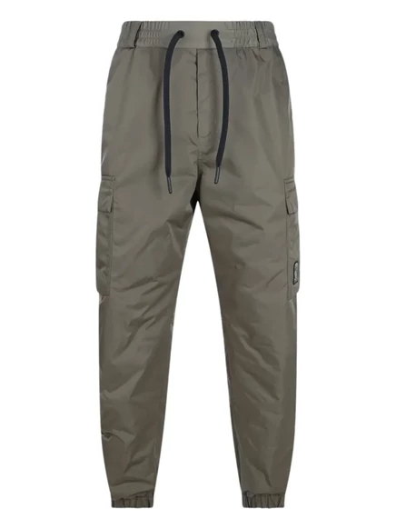 Брюки-карго Moncler Grenoble на завязках green