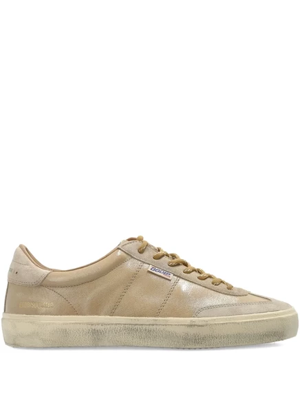 Мужские кеды Golden Goose Soul Star на шнуровке, бежевые