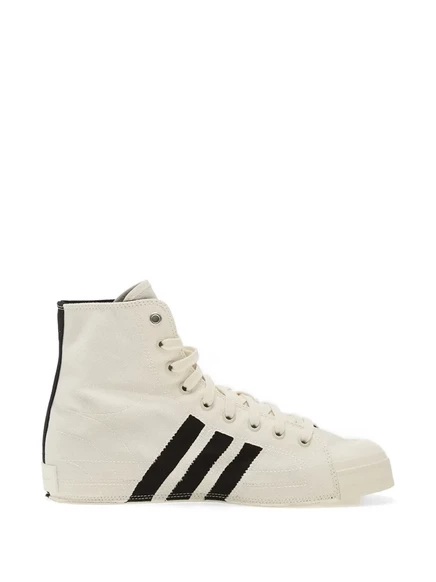 Унисекс высокие кеды Y-3 Nizza Hi 3-Stripes, белые