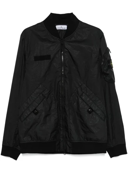 Мужская куртка-бомбер Stone Island 3L TC Membrane, черная
