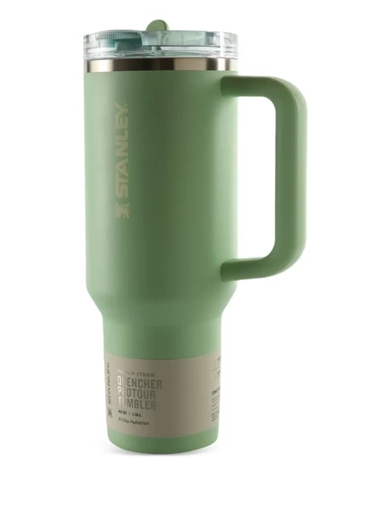 Бутылка для воды Stanley Quencher 1,8 л с логотипом, зеленая