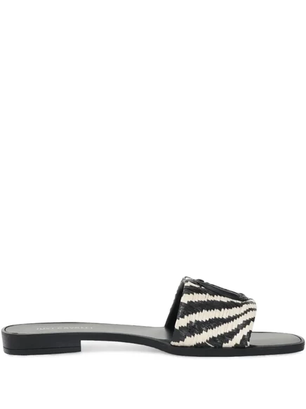 Босоножки-горки в полоску Just Cavalli Elisie black