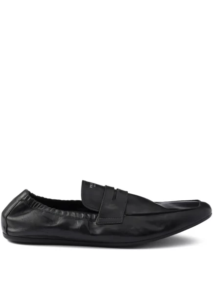 Кожаные мокасины Prada Shuffle black
