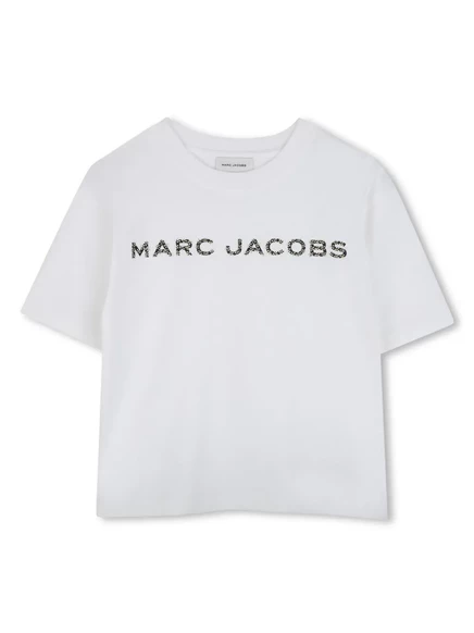 Детская футболка с аппликацией логотипа Marc Jacobs  white