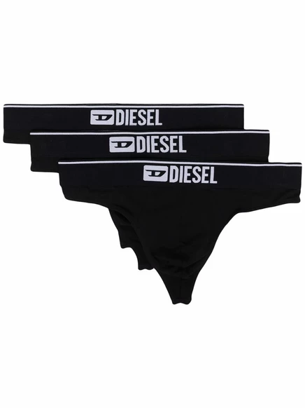 Мужские стринги Diesel 3 шт., черные