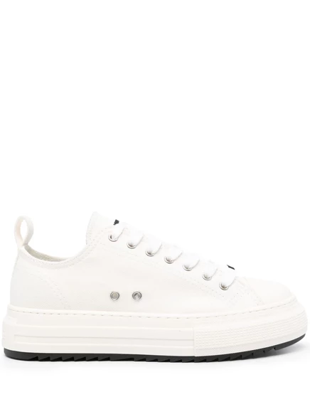 Парусиновые кроссовки DSQUARED2 Berlin neutrals