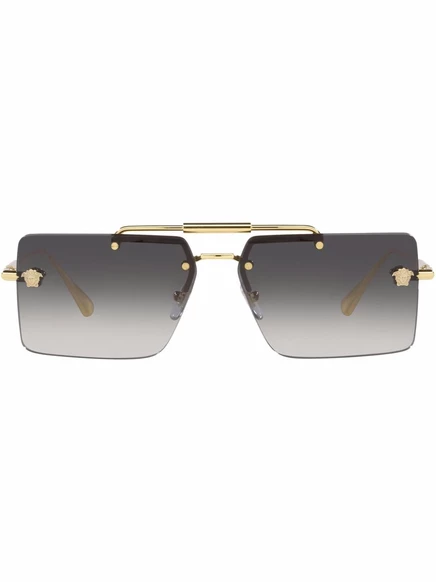Женские солнцезащитные очки Versace Eyewear, золотые