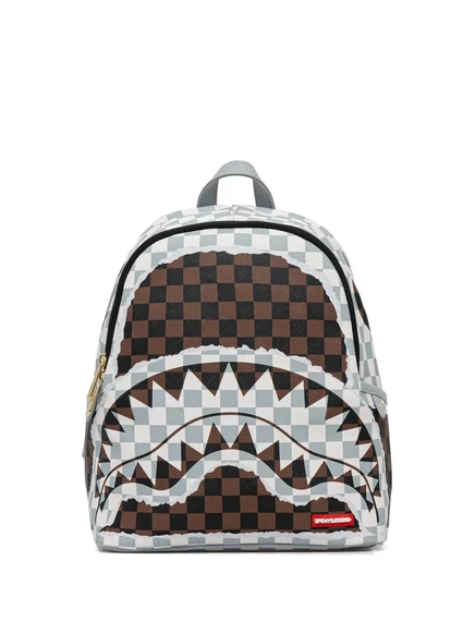 Унисекс рюкзак Sprayground в клетку, серый