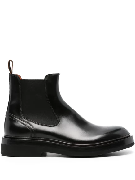 Кожаные ботинки Челси от Santoni