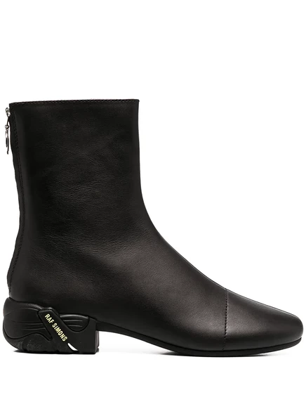 Ботильоны Raf Simons Runner на молнии black