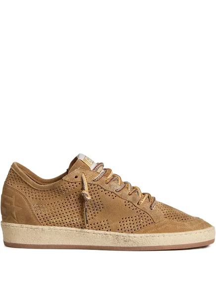 Женские кроссовки Golden Goose Ball Star, коричневые