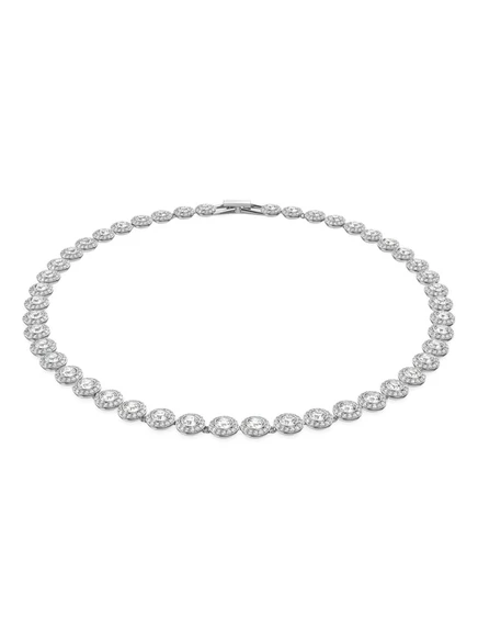Женское колье Swarovski Una Angelic Tennis с кристаллами, белое