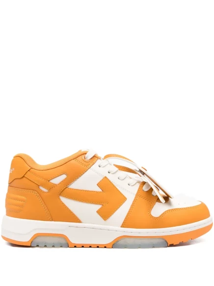 Мужские кроссовки Off-White Arrow, светло-оранжевые