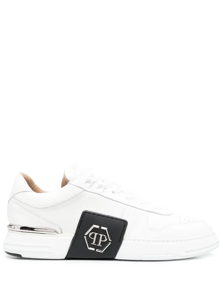 Кроссовки Philipp Plein с низким берцем white
